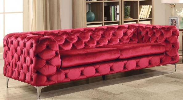 The Best Office Sofa in Red Velvet