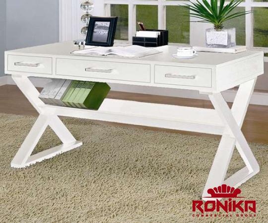 white wooden office table | Buy at a cheap price